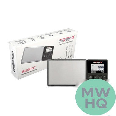 Truweigh Regent Dual Resolution Mini Scale 200g x 0.01g & 250g x 0.1g – Black