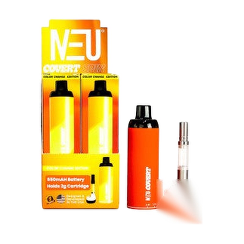 Neu Covert SPIN 650mAh Variable Voltage 510 Thread Rechargeable Cartridge Battery