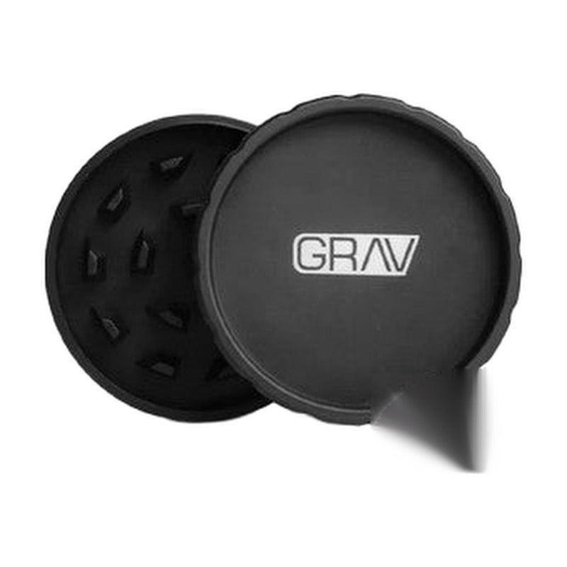 GRAV Hemp Plastic Grinder - 2.5 Inches - 2 Part