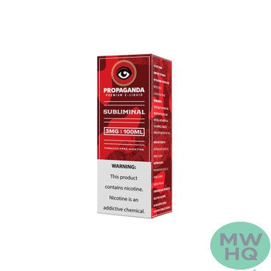 Propaganda Premium Synthetic Nicotine E-Liquid 100ML