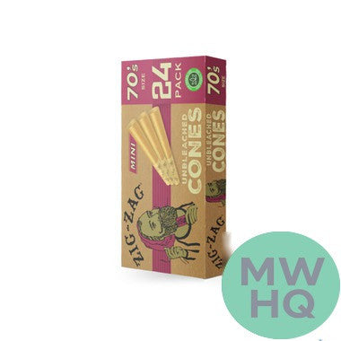 Zig-Zag 70's Mini Pre-Rolled Cones - Pack of 24 Cones
