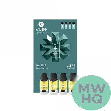Vuse Alto 1.8ML Prefilled Nicotine Replacement Pods - Pack of 4 Pods
