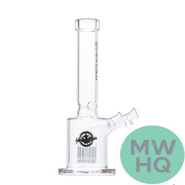 Shadow Glass Water Pipe Thick Base With Ice Catcher & Tree Perc - 1250 Grams - 15 Inches [SGB-012]
