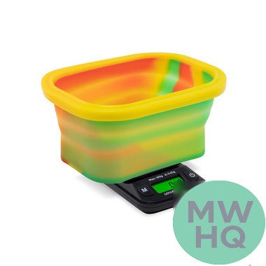 Truweigh MINI CRIMSON Collapsible Bowl Scale 100g x 0.01g