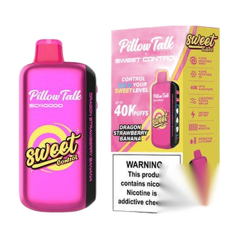 Pillow Talk Sweet Control SC40000 Puffs 20ML Disposable Device With Ice & Sweet Control (Texas Compliant)