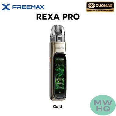 Freemax Rexa Pro 1300mAh Pod System Starter Kit With 2ML & 3ML Refillable Rexa Pods