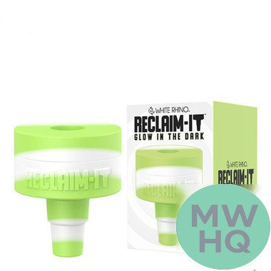White Rhino Reclaim-It Glow In The Dark Silicone Reclaimer
