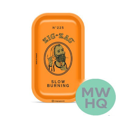 Zig-Zag Metal Rolling Tray - Small