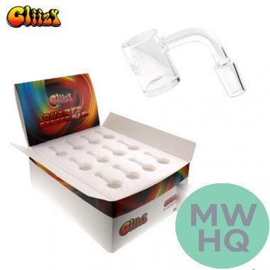 Gliizy Quartz Banger Nail Deep Dish With Clear Joint - 14MM Male