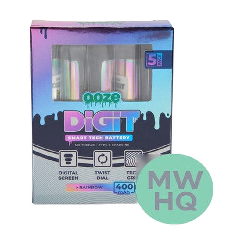 Ooze Digit Smart Tech Battery 400mAh 510 Device Pen With Digital Screen & Twist Dial