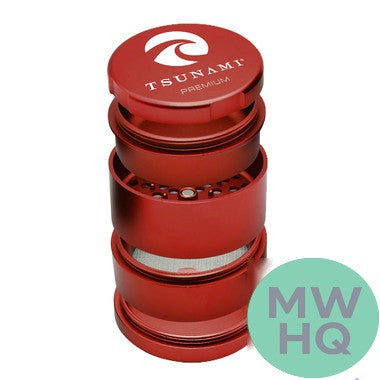Tsunami Premium Micro Rounded Teeth Grinder - 5 Part