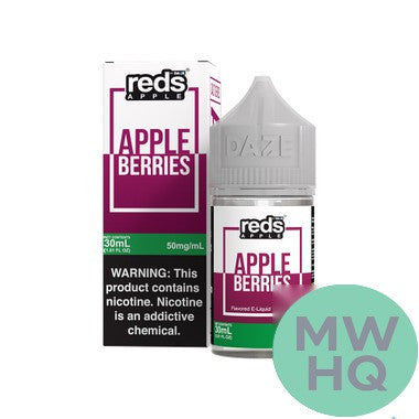 Reds Apple Nicotine Salt E-Liquid By 7 Daze 30ML – Apple Berries