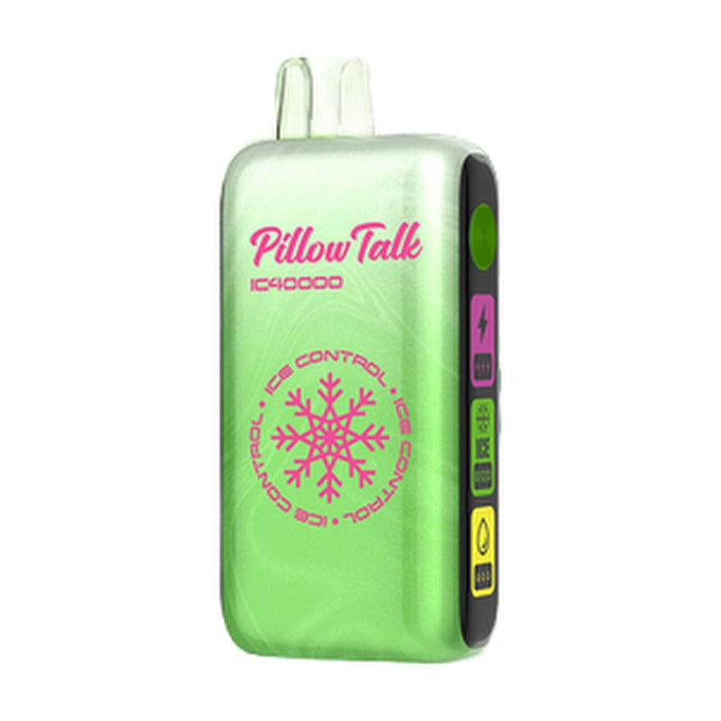 Pillow Talk Ice Control IC40000 Puffs 20ML Disposable Device With Touch To Adjust Ice Level & LED Screen (Texas Compliant)