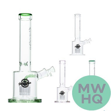 Shadow Glass Water Pipe Thick Base With Ice Catcher & Tree Perc - 1250 Grams - 15 Inches [SGB-012]