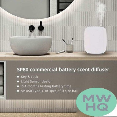 Amos Aroma SP80 Scent Diffuser 150ML – White