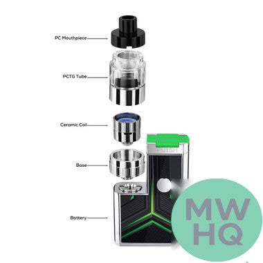 LTQ Vapor Thumb Box Kit 650mAh VV 510 Concentrate Vaporizer Battery