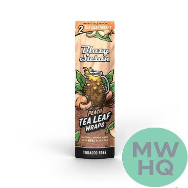 Blazy Susan Tea Leaf Wraps Tobacco & Nicotine Free Vegan - Pack of 2