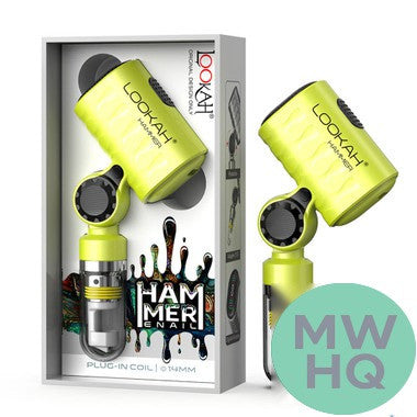 Lookah Hammer 950mAh Portable Enail Banger Dab Rig Vaporizer With LED Screen