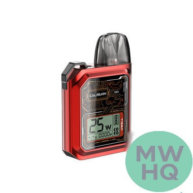 Uwell Caliburn GK3 900mAh Pod System Starter Kit With 2 x Refillable 2.5ML Caliburn G3 Cartridge Pod