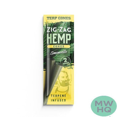 Zig-Zag Terpene Infused Hemp Cones - Pack of 2