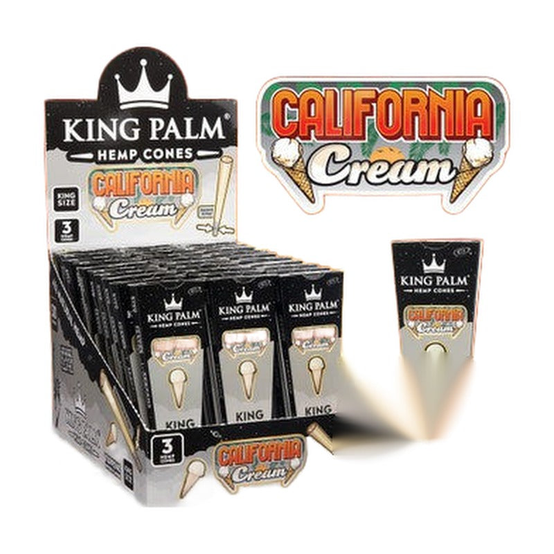 King Palm Hemp Cones - Pack of 3 Cones