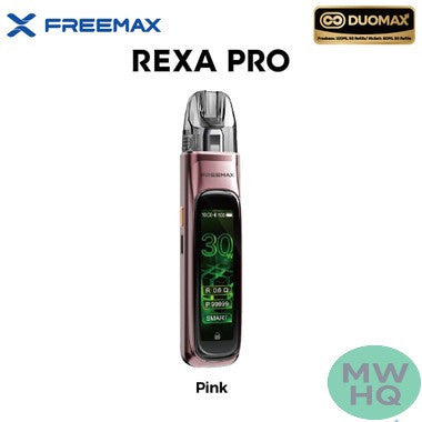 Freemax Rexa Pro 1300mAh Pod System Starter Kit With 2ML & 3ML Refillable Rexa Pods