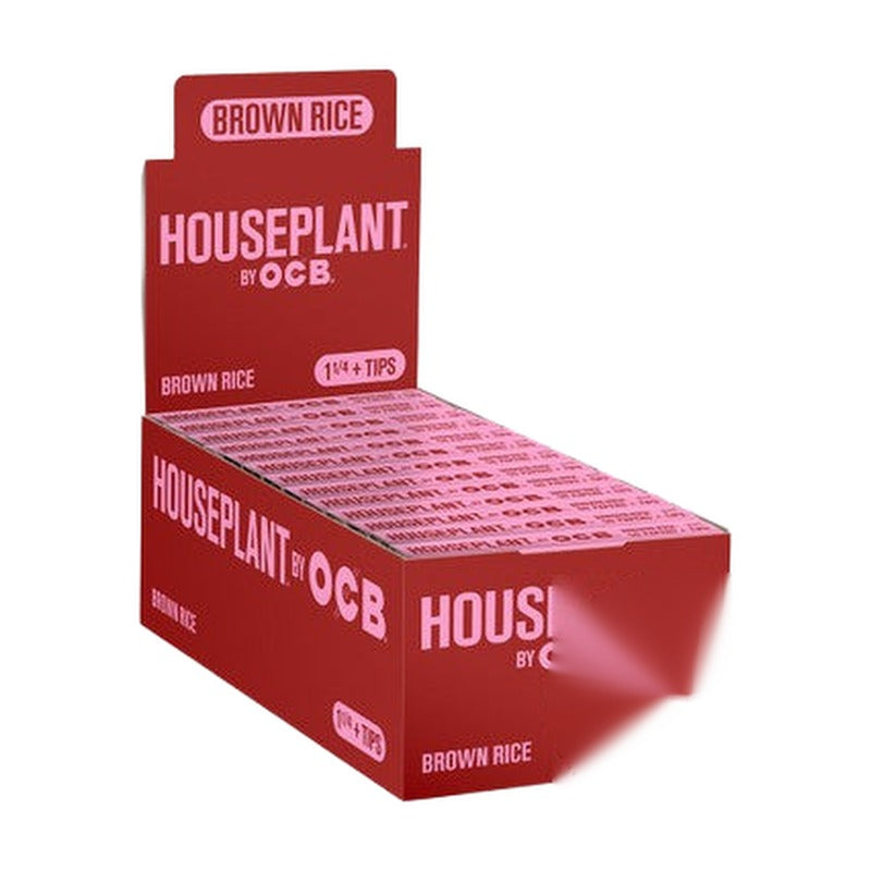 Houseplant By OCB Bamboo Rolling Papers 1 1/4 Size + Tips