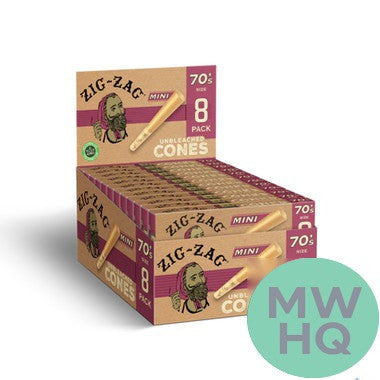 Zig-Zag 70's Mini Pre-Rolled Cones - Pack of 8 Cones