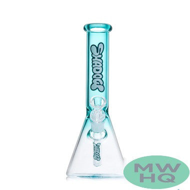 Shadow Glass Water Pipe Beaker Base With Diffused Downstem Perc - 450 Grams - 10 Inches - Assorted Colors [SGE-174]