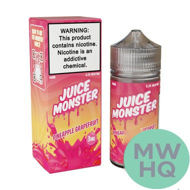 Juice Monster Synthetic Nicotine E-Liquid By Monster Vape Labs 100ML – Blueberry Lemon