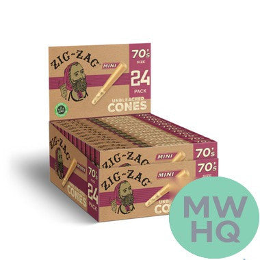 Zig-Zag 70's Mini Pre-Rolled Cones - Pack of 24 Cones