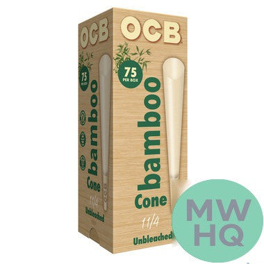 OCB Unbleached Pre-Rolled Cones Tower