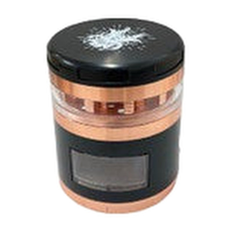 Shredder Large Grinder With Clear Layer & Ashtray - Style 42 - 63mm - 4 Part