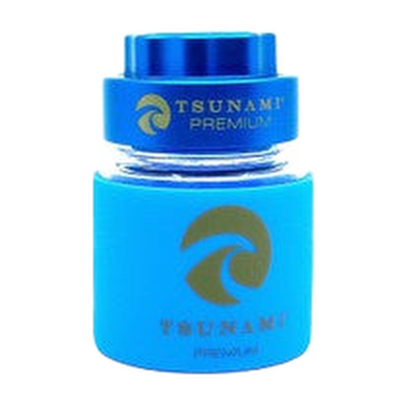 Tsunami Premium Metal Grinder Air Tight Glass Jar With Locking Lid