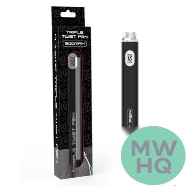 Luzid Triple Twist Pen 900mAh VV 510 Cartridge Device Mod Battery