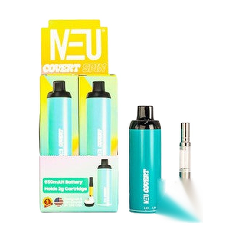 Neu Covert SPIN 650mAh Variable Voltage 510 Thread Rechargeable Cartridge Battery
