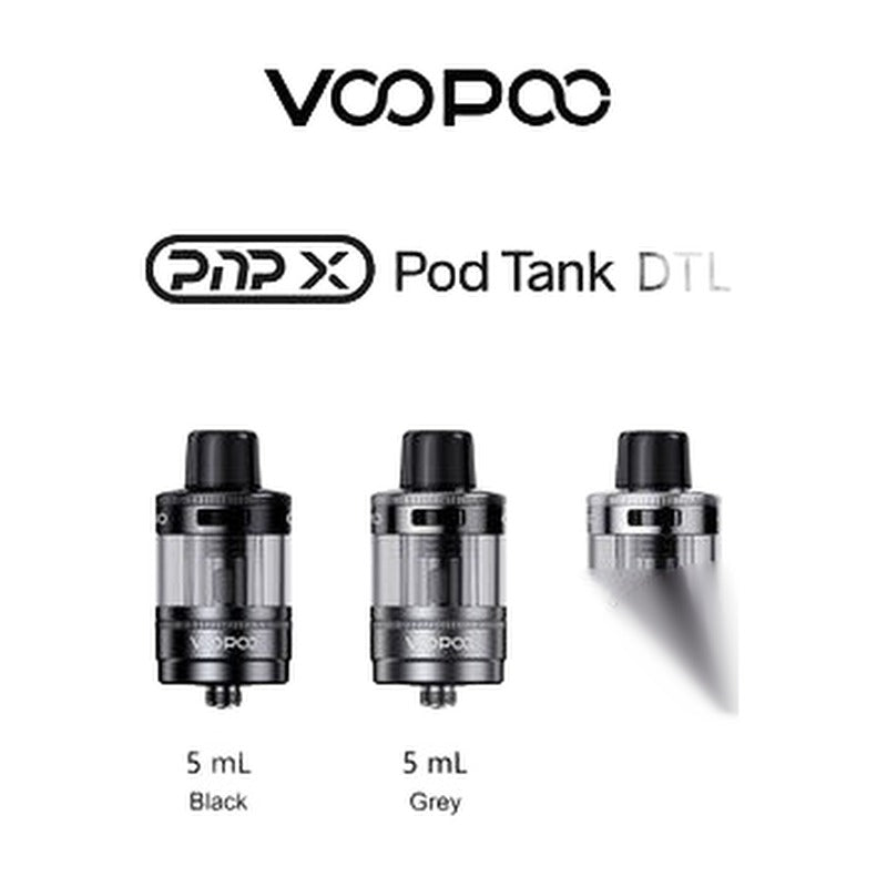 VooPoo PNP X 5ML Refillable Replacement Pod Tank With 2 x PNP X Coils