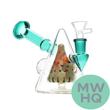 Shadow Glass Mini Cone Water Pipe - 300 Grams - 5 Inches - Assorted Colors [SGE-138]