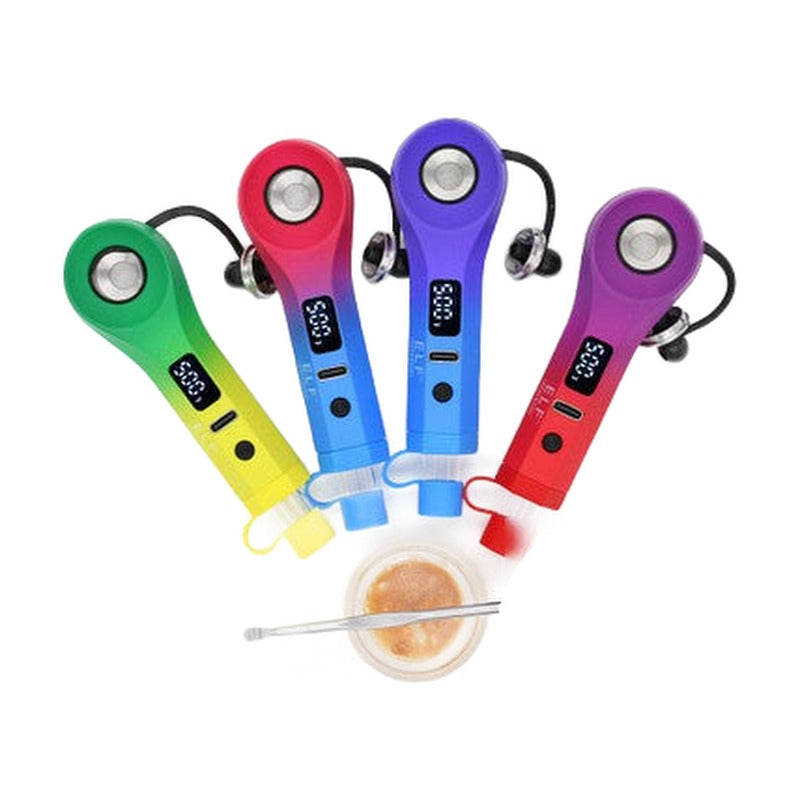 ELF Hardware CannDab VV Preheat Concentrate Vaporizer With LED Screen & USB-C Cable