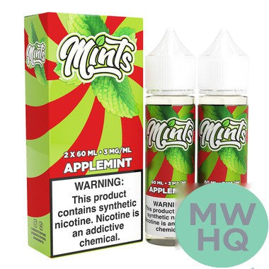 Mints Synthetic Nicotine E-Liquid By Verdict Vapors 120ML (2 x 60ML)