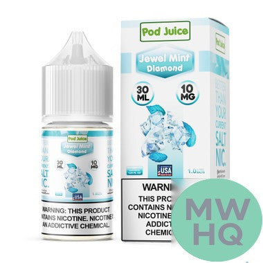 POD Juice Nicotine Salt E-Liquid 10MG 30ML – Banana Freeze