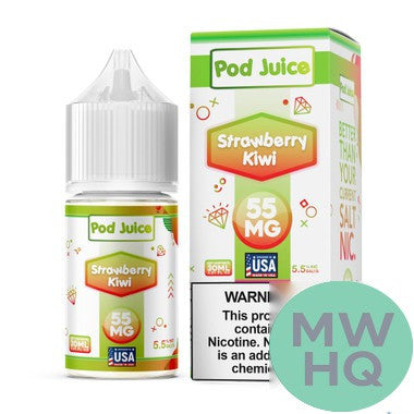 POD Juice Nicotine Salt E-Liquid 30ML – Jewel Menthol