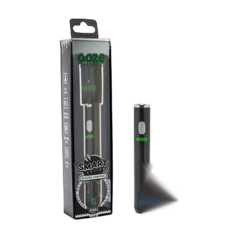 Ooze Smart Battery Digital Control 650mAh With LED Screen & USB Charger