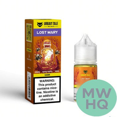 URBAN TALE x LOST MARY Nicotine Salt E-Liquid 30ML – Blue Razz Ice