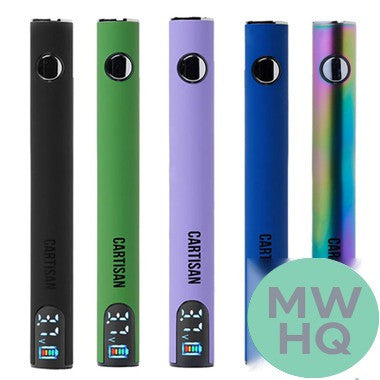 Cartisan Pro Pen Neo 650mAh VV Pre-Heat 510 Cartridge Device Battery With Digital Screen & USB-C Cable