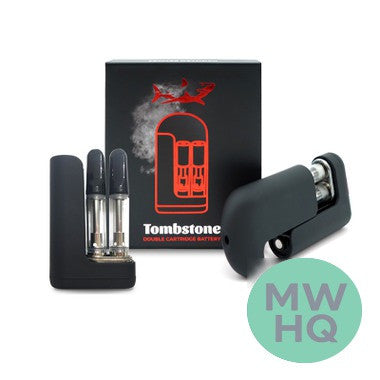 Hamilton Devices Tombstone 650mAh Double Cartridge Vaporizer Battery Mod – Black