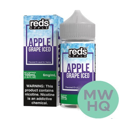 Reds Apple E-Liquid By 7 Daze 100ML – Apple Berries