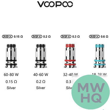 VooPoo PnP X Replacement Coils - Pack of 5