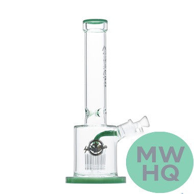 Shadow Glass Water Pipe Thick Base With Ice Catcher & Tree Perc - 1250 Grams - 15 Inches [SGB-012]