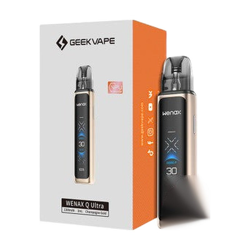 GeekVape Wenax Q Ultra 1300mAh Pod System Starter Kit With 2 x 3ML Refillable Q Cartridge